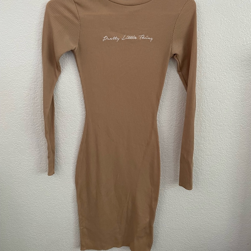 Nude pretty little thing dress